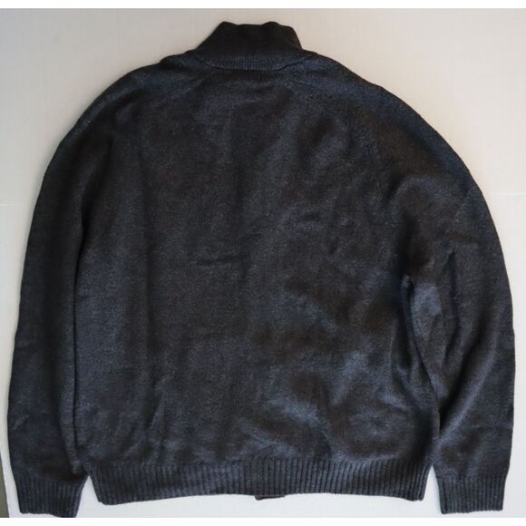 Banana Republic 767990 Men Sz XL Charcoal Gray Cozy Midweight Sweater Jacket - Picture 2 of 8